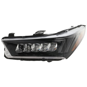 Headlight Assembly for Acura MDX 17-20 Left <u><i>Driver</i></u>, LED, without Logo, A-Spec Model, Replacement