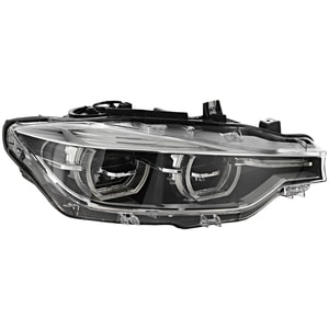 LED Headlight Assembly for 3-Series BMW (2016-2019), Right <u><i>Passenger</i></u>, with Adaptive Headlights, Suitable for Standard/Luxury Line Models, Sedan (2016-2018), Wagon, Replacement