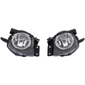 Fog Light Assembly for BMW 3-Series 2006-2008, Right <u><i>Passenger</i></u> and Left <u><i>Driver</i></u>, Halogen, Clear Lens, without M Package, Sedan/Wagon, Replacement