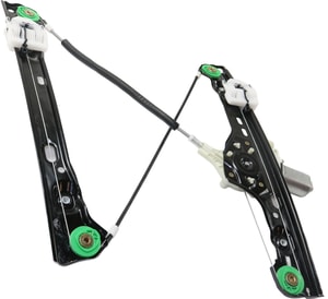 Power Front Window Regulator with Motor for BMW 3-Series 2006-2012, Right <u><i>Passenger</i></u>, Suitable for 2006-2011 Sedan/Wagon, Replacement Models: 325i, 328i, 330i, 335i.
