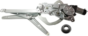 Power Front Window Regulator with Motor for 1992-1993 BMW 3-Series Sedan, Left <u><i>Driver</i></u>, Up to 09/93, Replacement - Fits: 318i, 318is, 325i, 325is.
