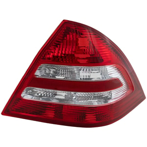 Tail Light for Mercedes C-Class Sedan 2005-2007, Right <u><i>Passenger</i></u> Side, Lens and Housing, Replacement