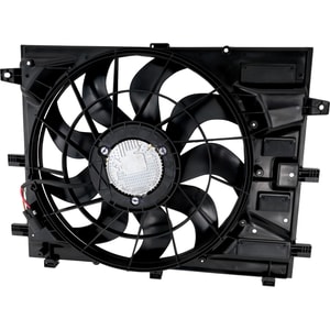 Single Fan Radiator Fan Assembly for 2018-2023 Chevrolet Equinox (1.5L Turbo Engine), GMC Terrain (1.5L/2.0L Turbo Engine without Towing Package), Replacement