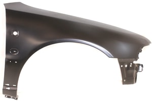 Front Fender Right <u><i>Passenger</i></u> for Audi A4 97-97, Primed (Ready to Paint), with Side Light Hole, Mark Hole, and Molding Hole, Replacement