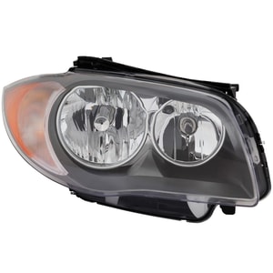 Headlight Assembly for BMW 128i Convertible/Coupe, Right <u><i>Passenger</i></u>, Halogen, Fits Models 2008 to 2011, up to March 2011, Replacement