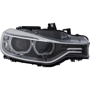 Headlight for BMW 3-Series (2012-2015) Right <u><i>Passenger</i></u>, Lens and Housing, Xenon, without HID Kit, without Adaptive Headlights, Sedan/Wagon, Replacement Models: 320i, 328i, 335i