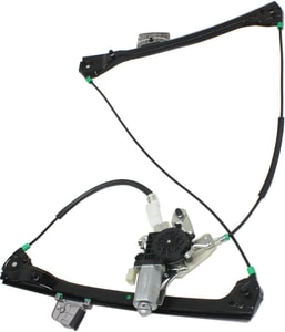 Power Front Window Regulator with Motor for BMW 3-Series (1999-2006) Left <u><i>Driver</i></u>, Convertible/Coupe, Replacement - Fits 323Ci, 325Ci, 328Ci, 330Ci models.