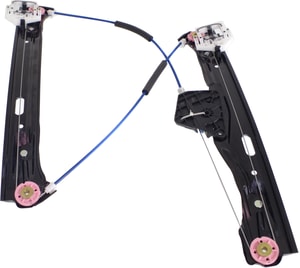 Front Window Regulator for BMW 3-Series (2012-2019), Right <u><i>Passenger</i></u>, Power, without Motor, Suitable for Sedan (2012-2018) and Wagon (2014-2019), Replacement