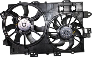 Radiator Fan Assembly for Chevrolet Equinox, Pontiac Torrent 2006-2008, 3.4L Engine, 1st Design, Up to 11/11/2007, Replacement