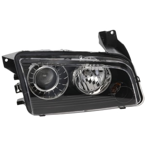 Headlight for Dodge Charger 2008-2010, Right <u><i>Passenger</i></u>, Lens and Housing, Xenon, Without HID Kit, Replacement