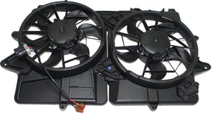 Radiator Fan Assembly for Ford Escape 2005-2012, Hybrid Model, Includes Resistor, Replacement