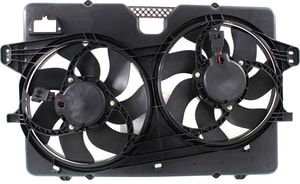 Radiator Fan Shroud Assembly for Ford Escape 2008-2012, 3.0L, Without Resistor, Replacement