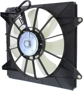 A/C Condenser Fan Assembly for Honda Accord 2008-2012, Acura TSX 2009-2014, Right <u><i>Passenger</i></u>, 4 Cylinder Engine, Denso Brand, Compatible with Coupe/Sedan/Wagon, Replacement