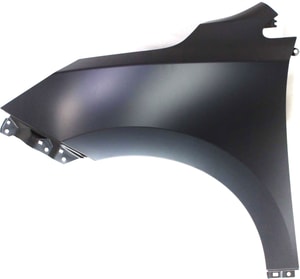 Front Fender for Hyundai Tucson 2010-2015, Left <u><i>Driver</i></u>, Primed (Ready to Paint), without Signal Light and Molding Hole, Steel, Replacement