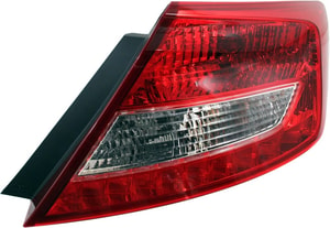 Tail Light Assembly for Honda Civic Coupe 2012-2013, Right <u><i>Passenger</i></u>, Replacement
