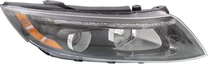 Headlight Assembly for OPTIMA 2014-2015 Right <u><i>Passenger</i></u> Side, Halogen Light with LED Position Light, Excludes Hybrid Models, USA Built Vehicle, Replacement