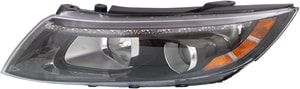 Headlight Assembly for Optima 2014-2015, Left <u><i>Driver</i></u>, Halogen with LED Position Light, Excluding Hybrid Models, USA Built Vehicle, Replacement (CAPA Certified)