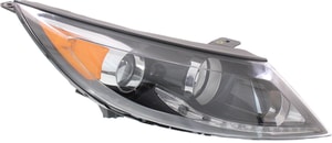 Headlight Assembly for Kia Sportage 2013-2016, Right <u><i>Passenger</i></u> Side, Halogen, Without LED Accent Light, Replacement