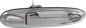 Rear Exterior Door Handle for Lincoln Town Car 1998-2002, Right <u><i>Passenger</i></u> Side, All Chrome, Replacement