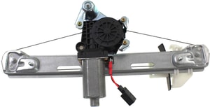 Power Rear Window Regulator with Motor, 2 Pins for LS 2000-2006, Left <u><i>Driver</i></u>, Replacement