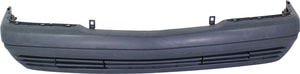 Front Bumper Cover for Mercedes-Benz S-Class 1995-1999, Primed (Ready to Paint), without Parktronic Holes, Replacement
