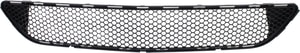 Front Bumper Grille for Mercedes Benz C-Class 2008-2011, Center Position, Textured, with AMG Styling Package, Excluding C63 Model, Replacement