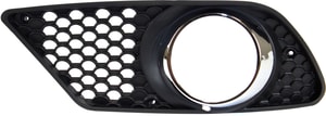 Front Fog Light Molding for Mercedes-Benz C-Class 2008-2011, Left <u><i>Driver</i></u>, Paint to Match, with AMG Package, Replacement