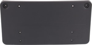 Front License Plate Bracket for Mercedes-Benz C-Class 2008-2011, Textured Black, Excluding AMG Package and C63 Model, Replacement