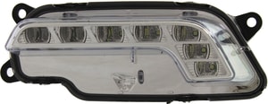 Assembly Driving Light for Mercedes-Benz E-Class 2010-2016 Left <u><i>Driver</i></u>, with Light Package, Sedan (2010-2013, Coupe/Convertible/Wagon), Replacement