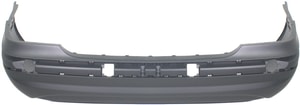 Rear Bumper Cover for Mercedes-Benz S-Class 2000-2006, S55 2001-2002, Primed (Ready to Paint) w/ Sport Package, Replacement