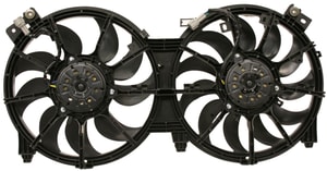 Radiator Fan Assembly for Nissan Altima 2007-2011, Excluding Hybrid Model, Fits Coupe/Sedan, Up to April 2011, Replacement