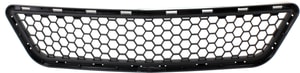 Front Bumper Grille for 2009-2010 G6, Center, Lower, Adhesive, Painted-Black, Suitable for Base/GT Models, Replacement