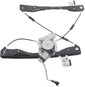 Front Window Regulator with Motor for Chevrolet Malibu 2008-2012, Power, Left <u><i>Driver</i></u>, Excludes 2008 Classic Model, Replacement