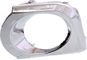 Front Fog Light Molding for Toyota 4Runner 2010-2013, Left <u><i>Driver</i></u>, Chrome with Chrome Trim and Appearance Package, Replacement