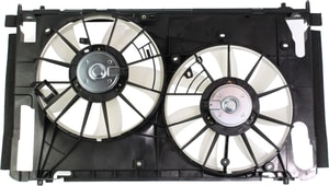 Radiator Fan Assembly for Toyota RAV4 2006-2011, Dual Fan, 2.4L Engine/2.5L Japan Built Vehicle, Replacement