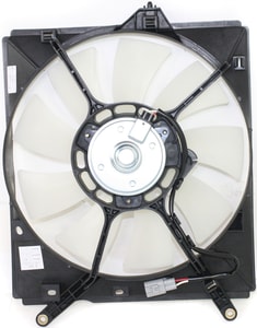 A/C Fan Shroud Assembly for Toyota Avalon 2000-2003, Right <u><i>Passenger</i></u> Side, with Radiator Marked 0A18, Replacement