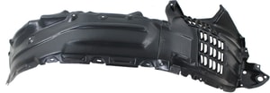Front Fender Liner Right <u><i>Passenger</i></u> for Toyota Land Cruiser, Years 2010-2015, Made from Vacuum Formed Plastic, Rear Section, Fitment from April 2010, Replacement