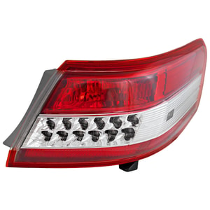 Tail Light Assembly for Toyota Camry 2010-2011 Right <u><i>Passenger</i></u>, Outer, Excluding Hybrid Model, USA Built Vehicle, Replacement