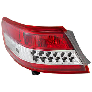 Outer Tail Light Assembly for 2010-2011 Toyota Camry, Left <u><i>Driver</i></u> Side, Excludes Hybrid Model, Suited for USA Built Vehicle, Replacement