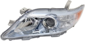 Headlight for Toyota Camry 2010-2011, Left <u><i>Driver</i></u>, Lens and Housing, Suitable for Hybrid Model, Japan Built Vehicle, Replacement