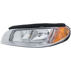 Headlight Assembly for Volvo S80/XC70 (2008-2011), V70 (2008-2010), Left <u><i>Driver</i></u>, Halogen, Replacement