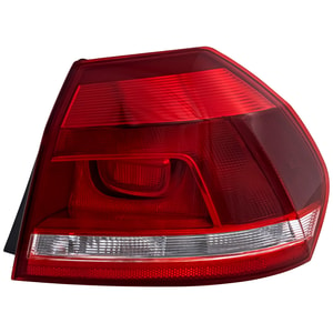 Tail Light Assembly for Volkswagen Passat 2012-2015, Right <u><i>Passenger</i></u>, Outer, Replacement