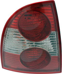 Tail Light Assembly for Volkswagen Passat 2001-2005 Sedan, New Body Style, Left <u><i>Driver</i></u>, Excludes W8 Model, Replacement