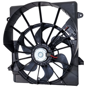 Radiator Fan Assembly for 2008-2012 Jeep Liberty, Single Fan, Replacement