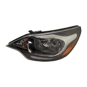 Headlight Assembly for Kia RIO Sedan 2012-2017, Left <u><i>Driver</i></u>, with LED Position Light, Replacement (CAPA Certified)