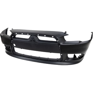 Front Bumper Cover for Mitsubishi Lancer 2010-2015, Primed (Ready to Paint), Perfect Fit for Sportback Models, Replacement