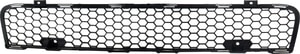 Textured Front Bumper Grille for Mitsubishi Lancer 2009-2015, Excludes Evolution Models, Sportback 2012-2013, Type 2, Replacement