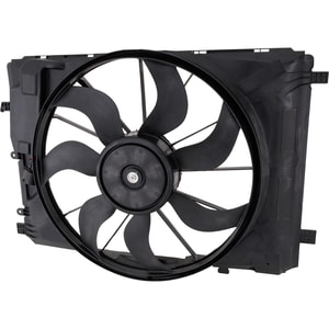 Radiator Fan Assembly for Mercedes-Benz SLK-Class (2012-2015, 1.8L Eng, From 9-30-12), CLA250 (2014-2019), GLA250 (2015-2020), Replacement