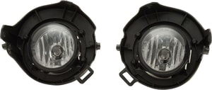 Fog Light Assembly for Nissan Frontier 2005-2009 and Pathfinder 2005-2012, Right <u><i>Passenger</i></u> and Left <u><i>Driver</i></u>, 1-Piece Type Bumper, Replacement