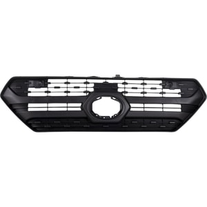 Textured Black Grille for Toyota RAV4 2019-2023, Without Front View Camera Hole, With Parking Aid Sensor Holes, Suitable for Adventure/Trail/TRD Off-Road Models, Replacement